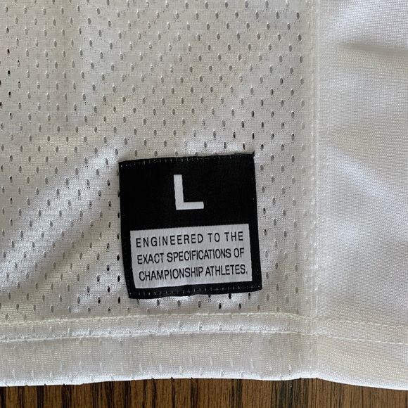 Nike Men’s Vapor White L Football Practice Jersey 908729-100 - Picture 3 of 8